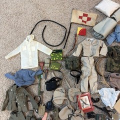 Huge Lot Of Vintage Hasbro 12in G.I. Joe, 21st Century Soldier Accessories