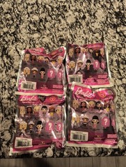 Barbie Series 2 Figural 3D Bag Clip – Lot of 4 Sealed Blind Bags