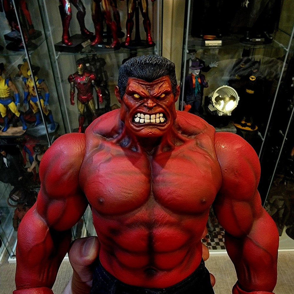 Custom 1/6 General Thunder Bolt Ross Red Hulk Harrison Ford KO Hot Toys body