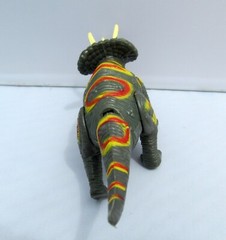 Triceratops Green Red Yellow Dino Dinosaur Action Figure Figurine Cake Topper