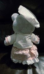 *Limited Edition*Handmade Fully Jointed 12inch Blue Bakery Chef Teddy Bear 2025