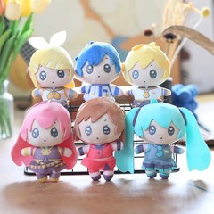 Hatsune Miku Kagamine Rin Len Plush Doll Anime Megurine Luka MEIKO KAITO Action