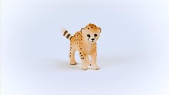 SCHLEICH 14866 Cheetah Baby Wild Life Toy Figurine for children aged 3-8 Years