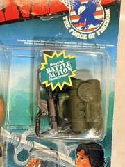 1986 Coleco RAMBO Fire-Power Rambo MOC Sealed I.D. Card Insert Flamethrower
