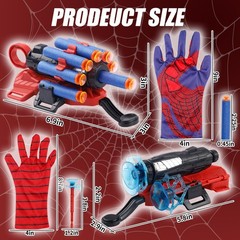 Spider Web Slinger Toy for Kids Age 5-7 – Glove Launcher for Outdoor Play