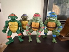 1989-90 Mirage Studios Teenage Mutant Ninja Turtles 13″ Leonardo Raph Don Mikey