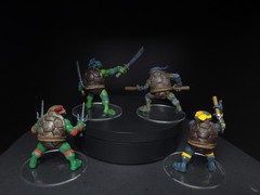 Shady Turtles Fanart Miniature || Handpainted Resin Figures (2.50”)