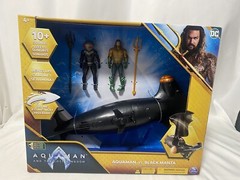 DC Comics Action Figure Battle Set w/ Submarine AQUAMAN vs BLACK MANTA Brand New