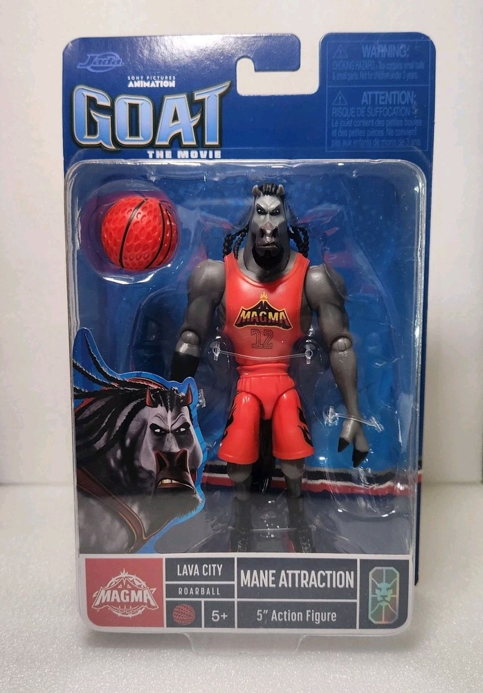 Goat The Movie Magma Mane Attraction 5″ Action Figure with Roarball Jada New