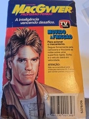 MACGYVER GLASSLITE Fenix Moto Motorcycle (Red) Unused 1980s TV SERIES W/Acrylic