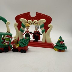 Dr. Seuss How the Grinch Stole Christmas Whoville Playset Complete Toys Vintage