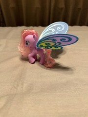 Hasbro My Little Pony Fluttershy Figure Blue Glitter Wings Pink Hair