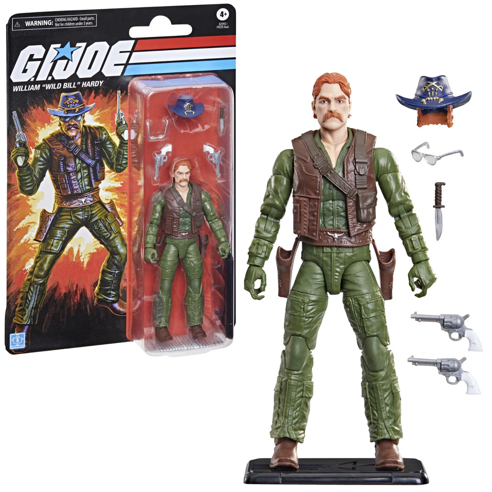 GI Joe Classified Series Retro Cardback 6″ William Wild Bill Hardy 260715