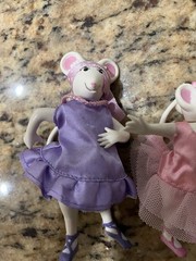 Angelina Ballerina Figure Lot Of Angelina, Miss Lilly And Alice