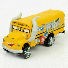 Miss Fritter Crazy School Bus Disney Pixar Cars Diecast Toy Car Kid Vehicle New