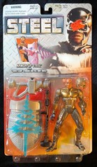 STEEL Movie Complete Set SHAQ-Shaquille O’Neal 1997 Kenner Figures & Motorcycle