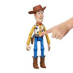 Mattel Disney Pixar Toy Story 5 Woody Interactables Talking Figure, 9 Inch