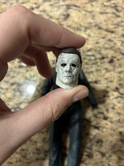 MISSING HANDS NECA Halloween Michael Myers Action Figure Movie Loose- Extra Head