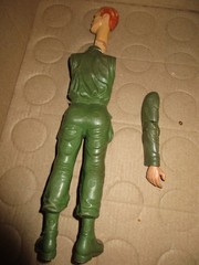 Marx Stony Stonewall Smith Army Action Figure Tent Body Parts Accessories