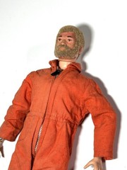 Vintage 1964 GI Joe Adventure Team Flocked Hair Fuzzy & Beard Blonde 1970s RARE