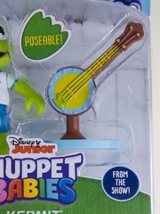 Disney Junior Muppet Babies Kermit Action Figure with Banjo Poseable Just Play