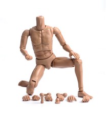 US 1/6 AT025 Durable Flexible 12inch PVC Male Action Figure Body 12″ Soldier Toy