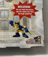 New Authentic 2007 Marvel Super Hero Squad Sentinel & Wolverine Action Figures
