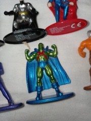 9 DC Comic Die Cast Metal Mini Figures Heroes Villains Toys 1.5in