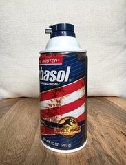 Jurassic World 🦖 Limited E2022 Beard Buster Rare Barbasol 10oz Can RUST VARIANT