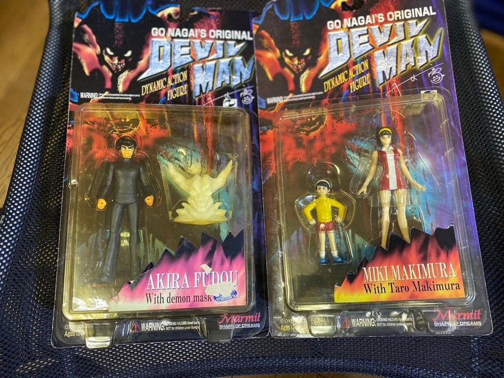 Marmit Devilman Action Figure Akira Fudo And Miki Tare-Chan