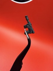 MINTY Star Wars Vintage SOLID BLACK M5b REBEL BLASTER for Han Solo Trench Coat