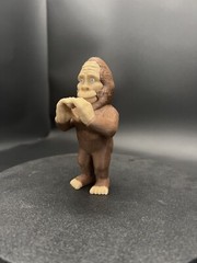 Heart hands Sasquatch Bigfoot Figurine 3D Printed! Valentines Day!