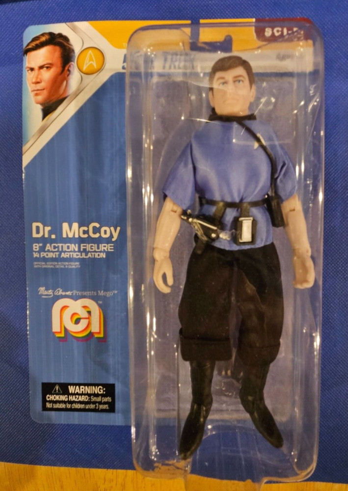 2021 MEGO SCI-FI Star Trek Original Series DR. McCOY 8″ Action Figure MOC 🚀