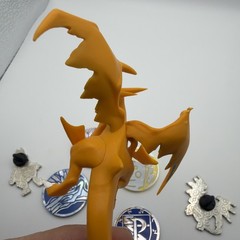 Pokemon: Mega Charizard Y Figure Rare Lot! 3.25″ Inch Pin Lucario Coins Lot