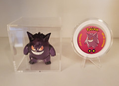 Vintage Original CGTSJ Tomy China Pokémon Gengar Translucent Figure Rare W/ Coin