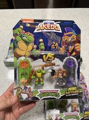Akedo 2023- Mini Battling Warriors- Teenage Mutant Ninja Turtles – Set 4pcs