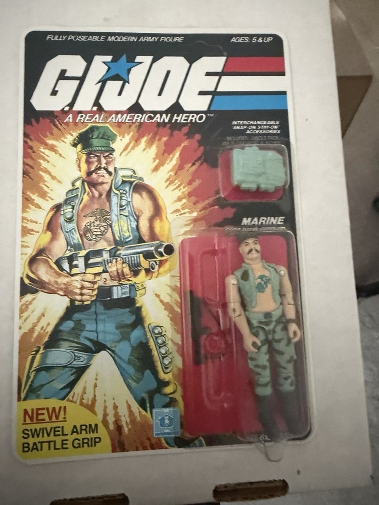 1983 Hasbro G.I. Joe Gung Ho Complete Reproduction Card
