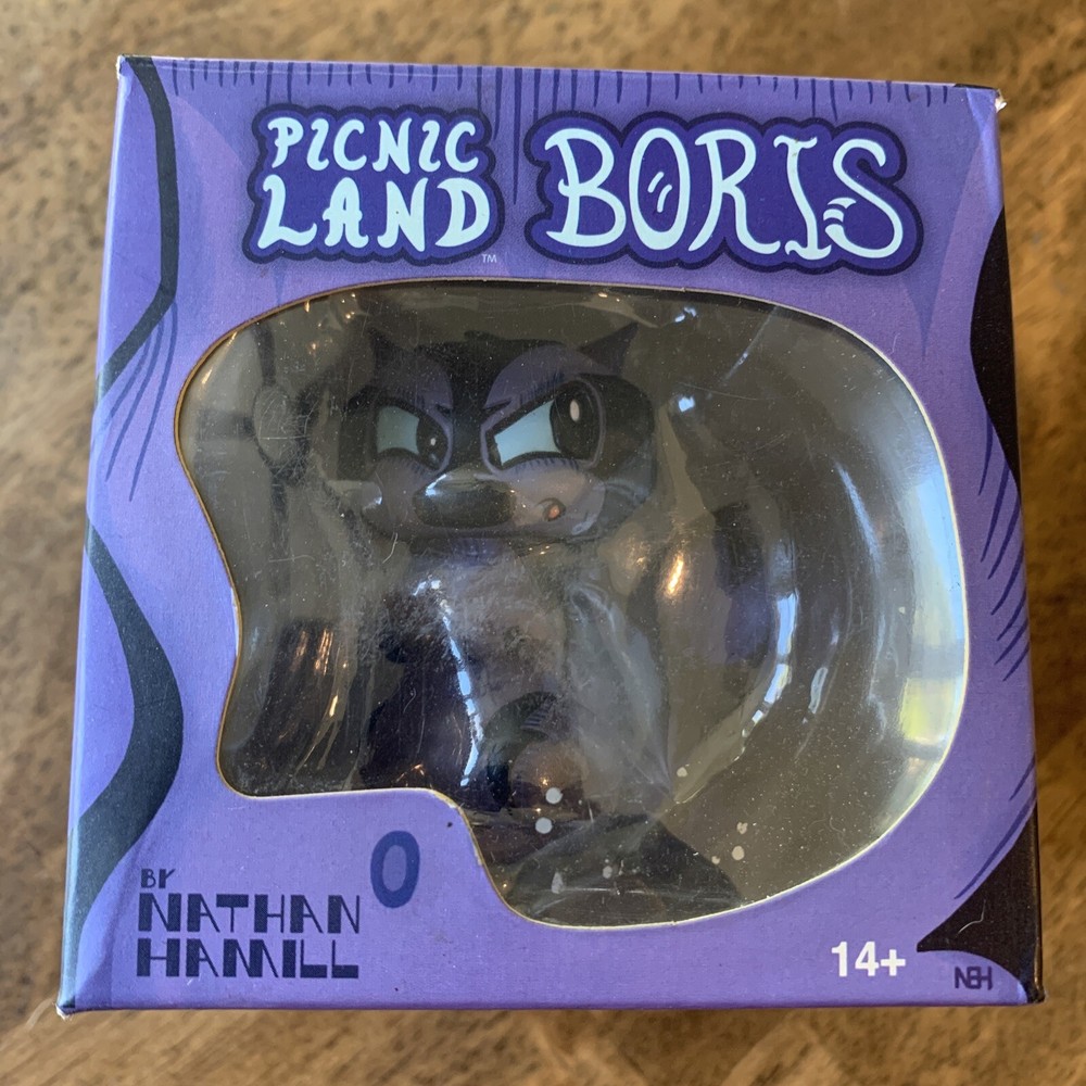 BORIS BY NATHAN HAMILL 2.5″ figure Picnic Land series – RARE – NEW IN BOX