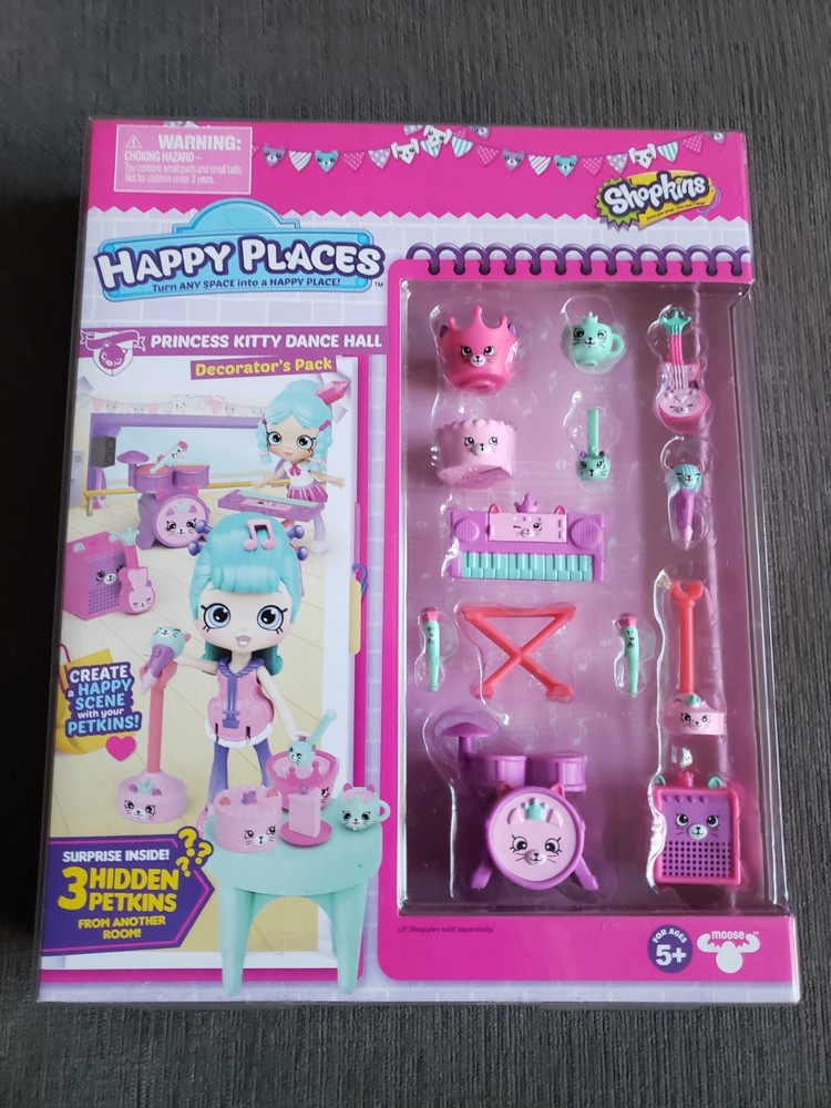 Shopkins Happy Places Princess Kitty Decorator’s Pack Band Set – NEW SEALED!!