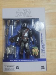 Star Wars Black Series #01 Mandalorian & Grogu Deluxe First Edition White Box C
