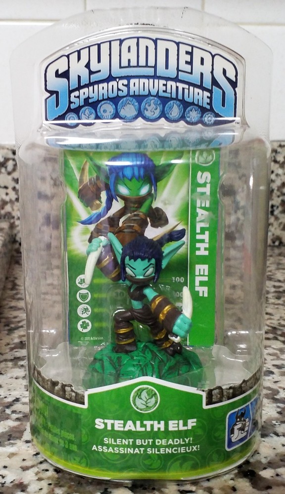 SKYLANDERS Activision Spyros Adventure ~ STEALTH ELF ~Toys To Life Figure