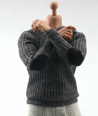 C001-1 1/6 Scale Soldier Elbow Patch Sweater Model for 12″ Figure Doll Toys