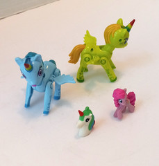 My Little Pony Lot of 18 Ponies Plus Maximus and Barbie Unicorn