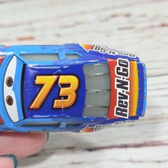 Disney Pixar Cars 3 Desert Race Die-Cast Rev-N-Go Racer #73 Mattel RARE