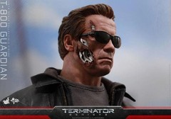 NEW Hot Toys MMS307 Terminator Genisys T800 T 800 Guardian Arnold Schwarzenegger