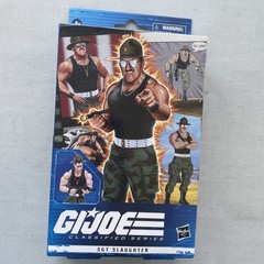 G.I. Joe 6″ Classified Series Sgt Slaughter #53 (2023) Amazon Exclusive shipper