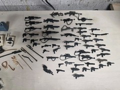 Star Wars Figures-BIG LOT. 64 FIGURES (POTF) With Accessories, Weapons, Backpaks