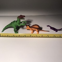 Lot Of 3 DINOSAUR FIGURES Toys Birthday Party Games Christmas Gift