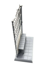 1:18 Scale Replica Arkham Intake Ryker’s Island Rest Gotham Diorama 4″ Figures