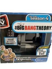 Big Bang Theory Tiny TV Classics Real Working TV & Remote Arcade Toys Set Of 4